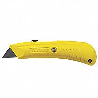 UTILITY KNIFE,6 IN.,YELLOW