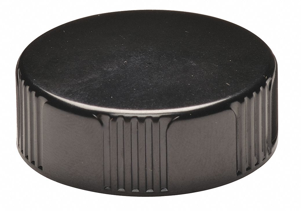Cap, 20 mm Dia, Black, PK144