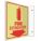 FIRE EQUIPMENT SIGN, NO HEADER, PLASTIC, 8 IN X 8 IN, WITH MOUNTING HOLES, L-SHAPED, NOT RETROREFLECTIVE