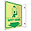 Safety Shower Sign,8 x 10In,GRN/Glow,ENG