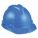 SLOTTED CAP, CSA Z94.1-2005, TYPE 1, CLASS E, PE, 4-PT STAZ-ON PINLOCK, FRONT BRIM, BLUE