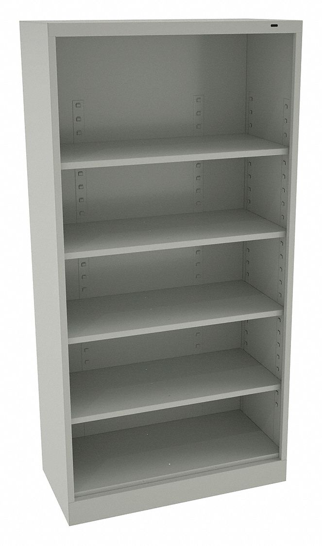 Tennsco 36 X 18 X 72 Bookcase With 5 Shelves Light Grey