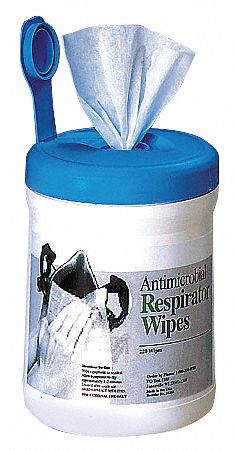 WIPE-DOWNS FOR EQUIPMENT, DISPOSABLE, 6 X 7½ IN, POP-UP CANISTER, 220/CASE