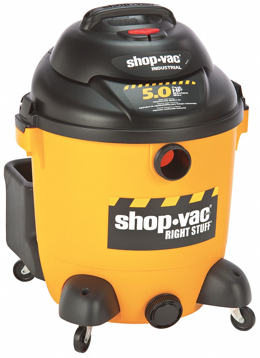 SHOPVAC Wet/Dry Vacuum, Air Flow 190 cfm, 5 HP 9DKK99625110 Grainger