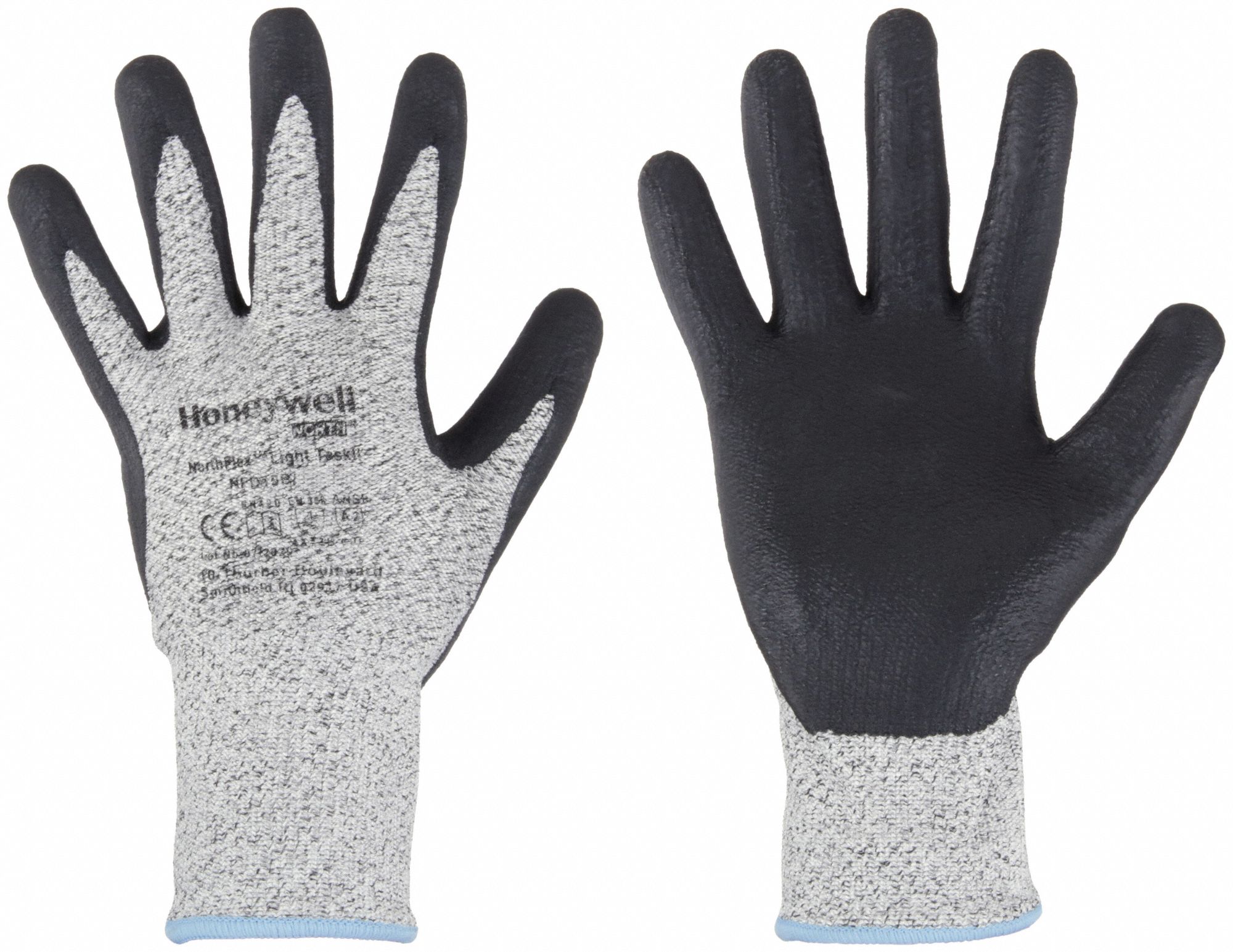 COATED GLOVES, XL, PALM/FINGERS, NITRILE, ANSI/ISEA ABRASION LEVEL 4, SMOOTH