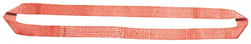 WEB SLING, TYPE 5, NYLON, 1 PLY, 4 FT SLING L, 3 IN SLING W, 6500 LB CAPACITY