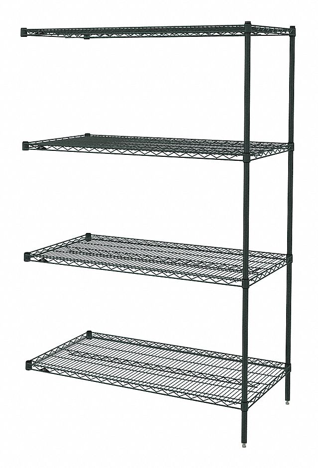 METRO Add On 24 In X 24 In Wire Shelving Unit 8AAZ6 4 2448NDSG 2   9DT25 AS02