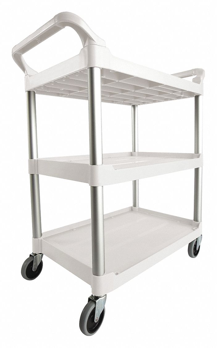 Rubbermaid Utility Cart, Three-Shelf Utility Cart