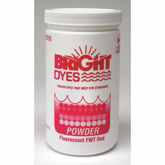 Bright Dyes - 105403 - Dye Tracer Powder, Fluorescent Red, 1 lb