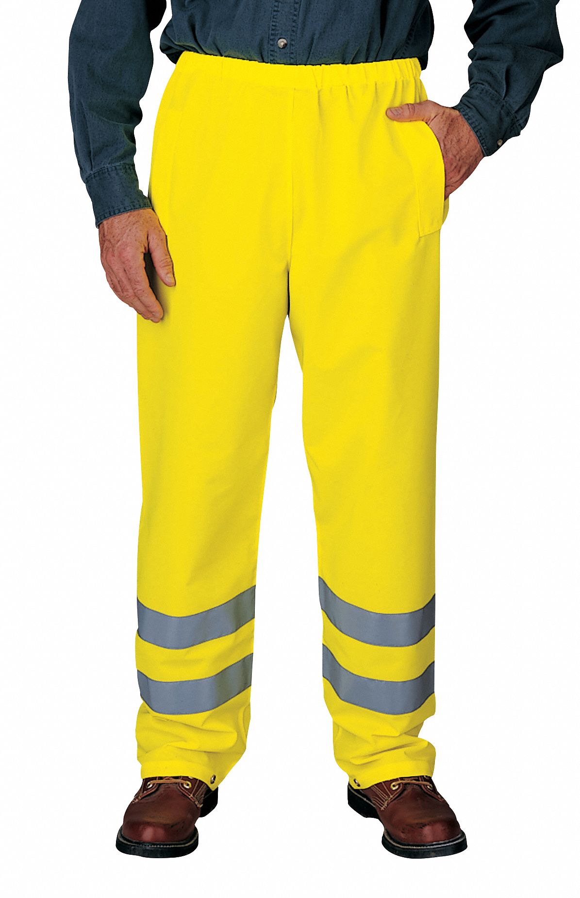 8CXJ0 - Breathable Pants Hi Vis Yellow Size 28