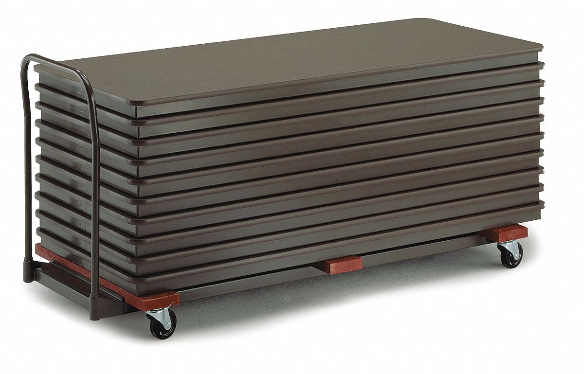 Rectangular Folding Table Cart Grainger