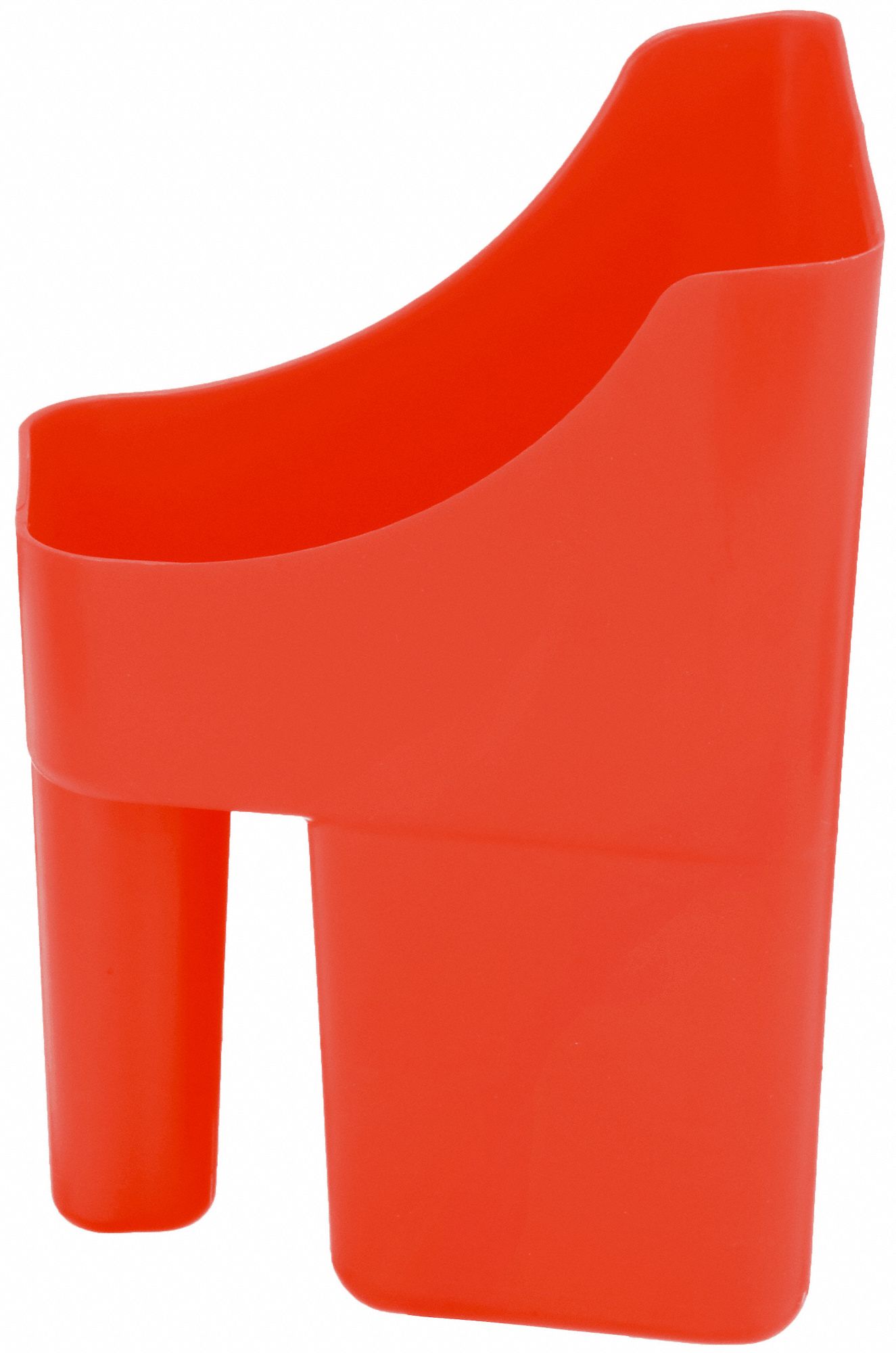 Scoop: 3 qt Fluid Capacity, Polyethylene, Orange