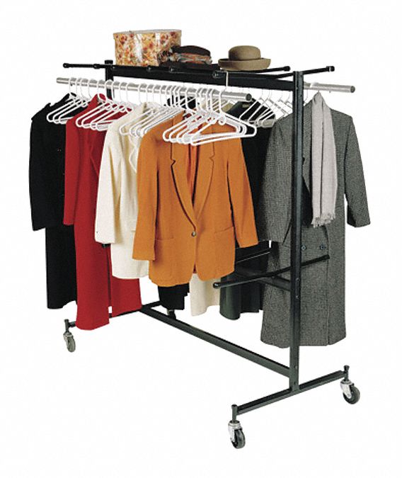 FOLDING CHAIR/COAT CART,67 X 70"