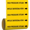 High Pressure Steam Adhesive Pipe Markers on a Roll