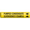 Pumped Condensate Snap-On Pipe Markers