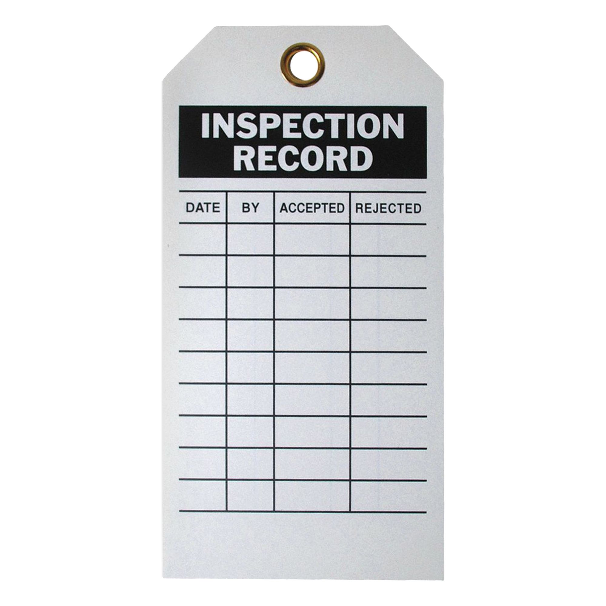 Tag: No Header, 5 3/4 in Wd, 3 in Ht, White, Rectangle, Polyester, Indoor/Outdoor, English, 10 PK