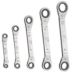 SAE, Double End, 6-Point, Ratcheting Box End Wrench Sets