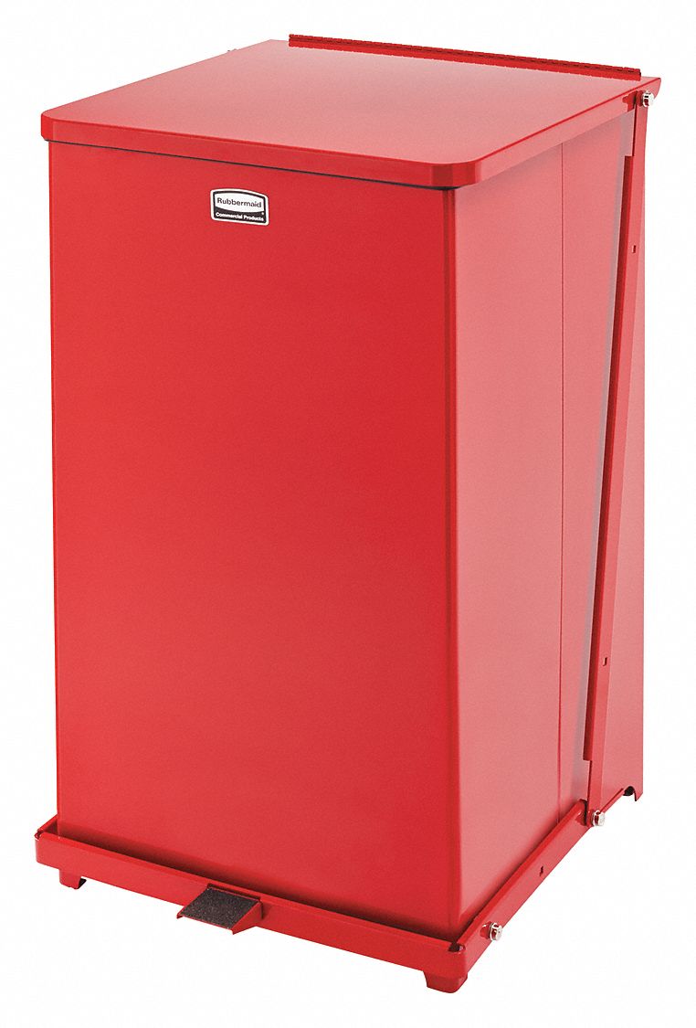 STEP CAN SQUARE 40 GAL RD DEFENDER