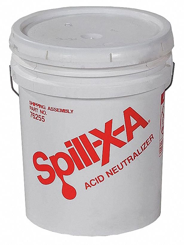 ANSUL, 5 gal Volume Absorbed per Pkg., 50 lb Wt, Solidifying Acid Neutralizer Kit 9EVD4SPILL