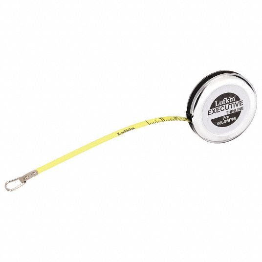 1/4 X 6' Executive Diameter Pocket Tape Measure, To 100Ths