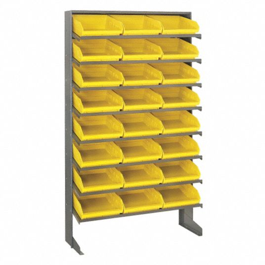 Storage Rack With Numbered Bins