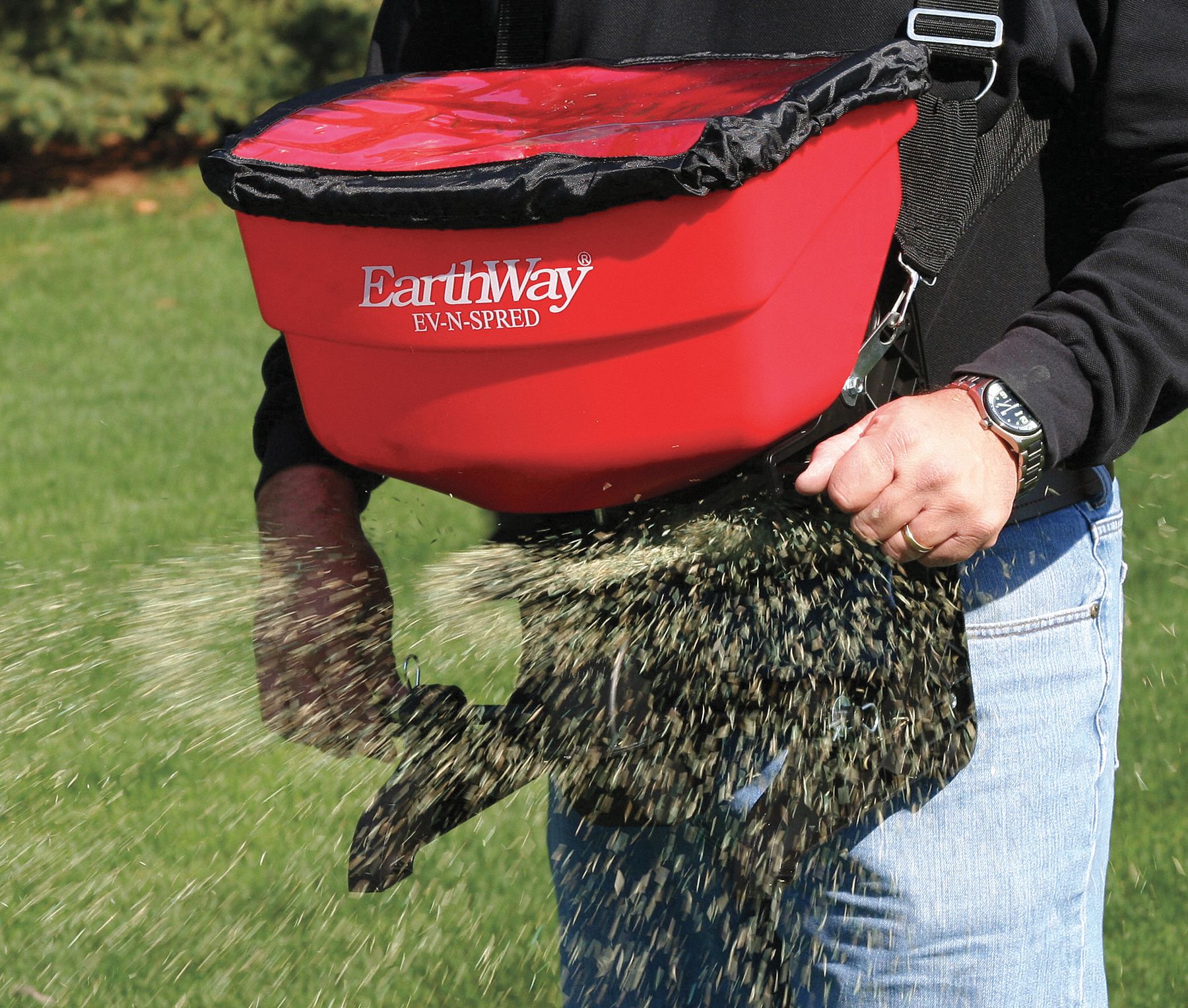 EARTHWAY Handheld Broadcast Spreader, 25 lb, 3 Hole 9EZ123200 Grainger