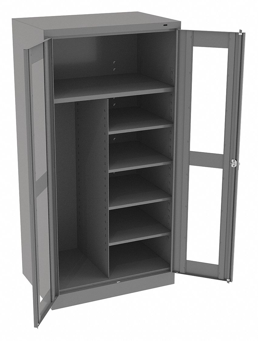 TENNSCO, 36 in x 24 in x 72 in, 5 Shelves, Storage Cabinet - 9EZ91 ...