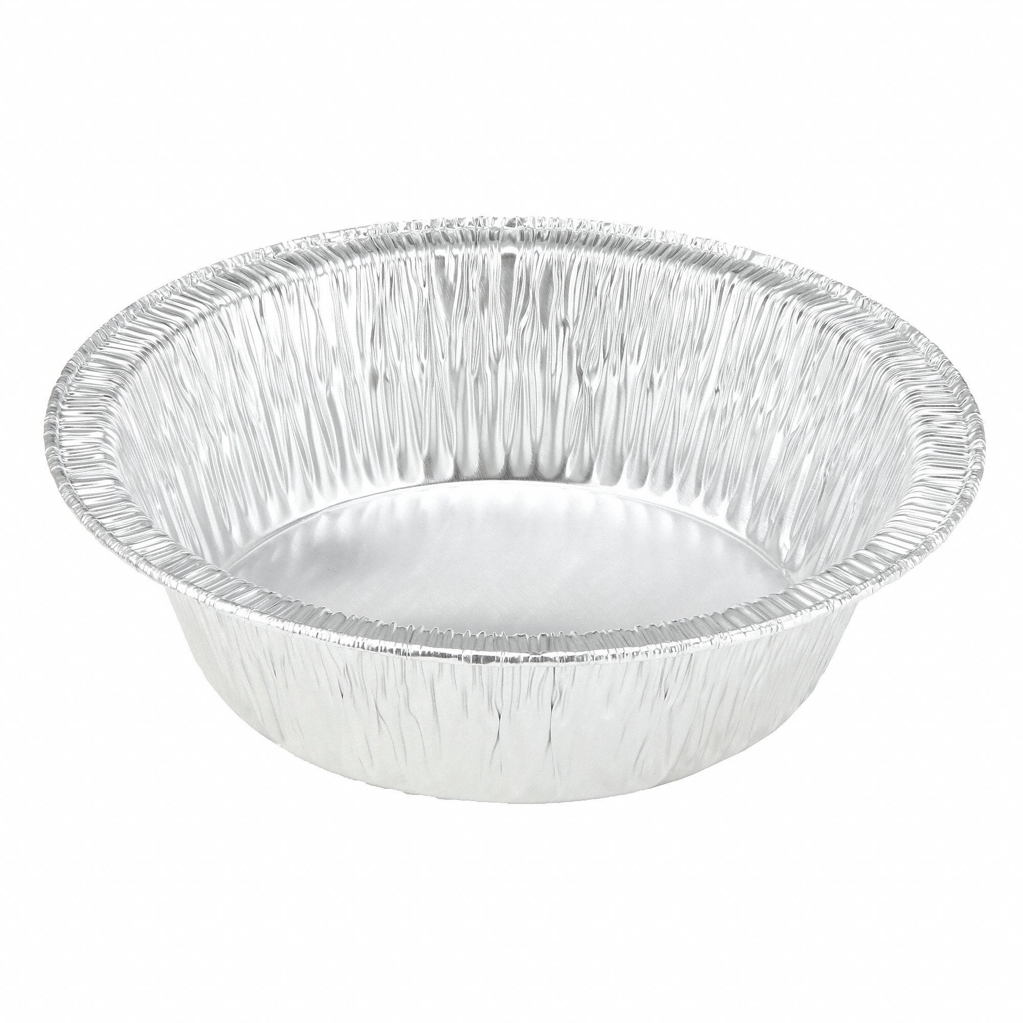 Weighing Dish: Non-Sterile, Aluminum, 200 mL Capacity, Included, Round, Gray