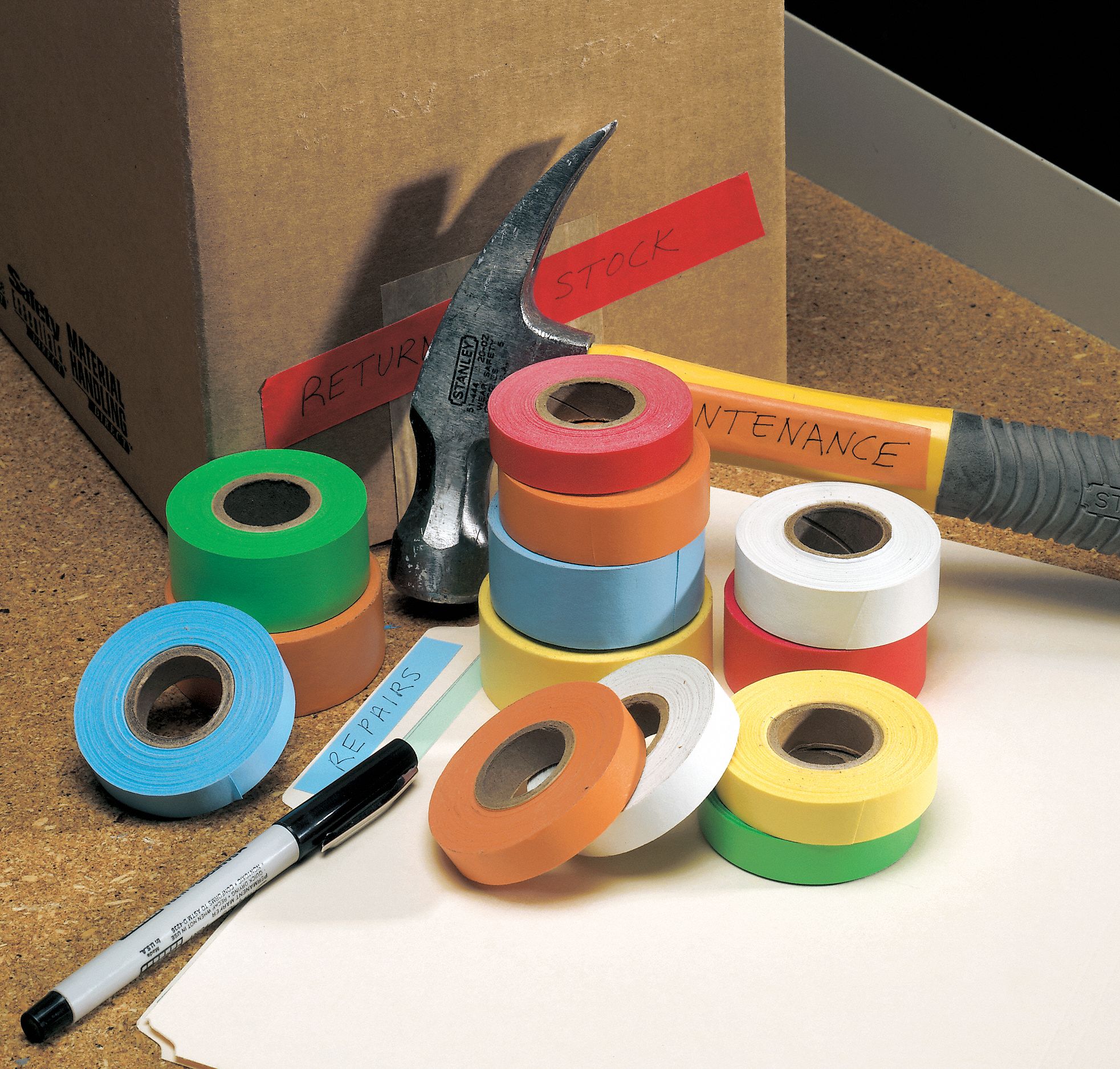 ROLL PRODUCTS, 1 in x 60 yd, 6 mil Tape Thick, Masking Tape - 9G967 ...