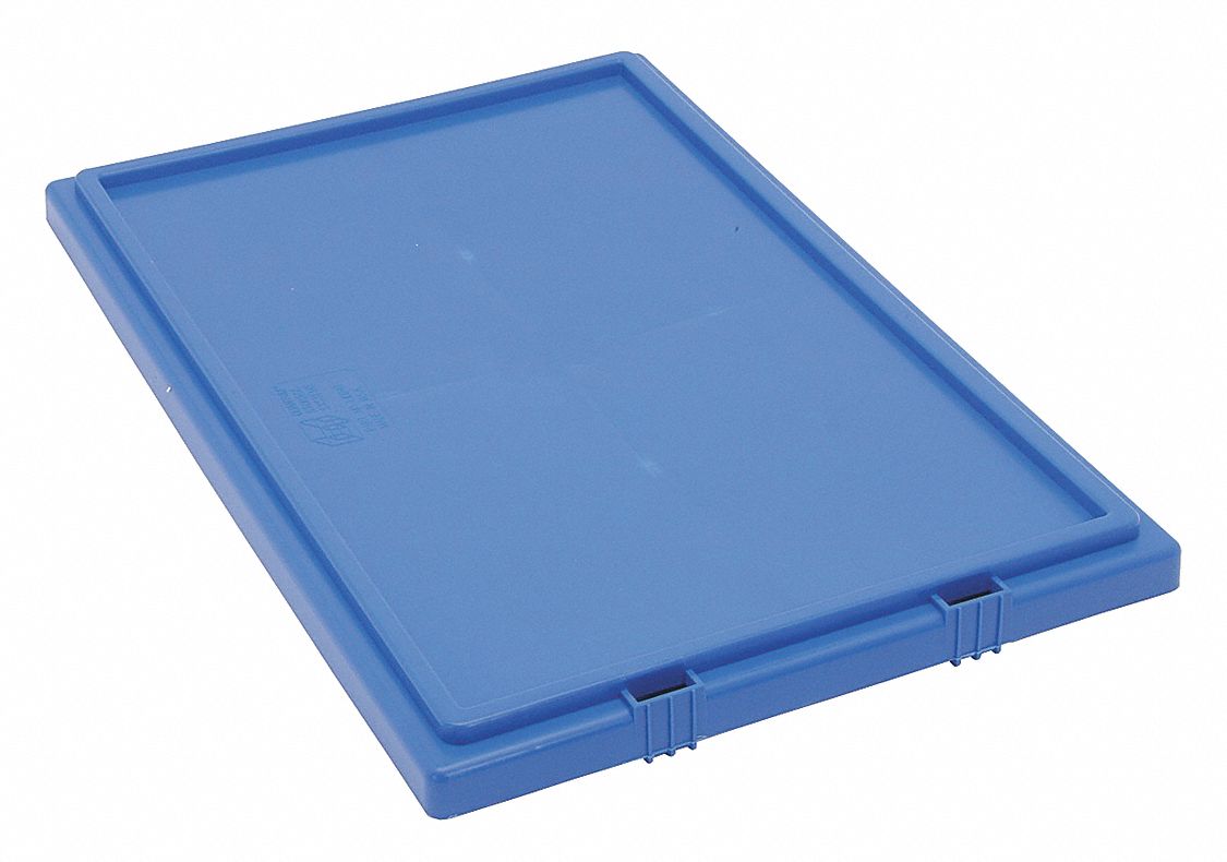 LID, 24¼ IN X 16 IN, BLUE, TOTE BOX