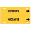 Blowdown Strap-On Pipe Markers
