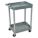 UTILITY CART WITH DEEP LIPPED PLASTIC SHELVES, 300 LB LOAD CAPACITY, 24 IN X 18 IN