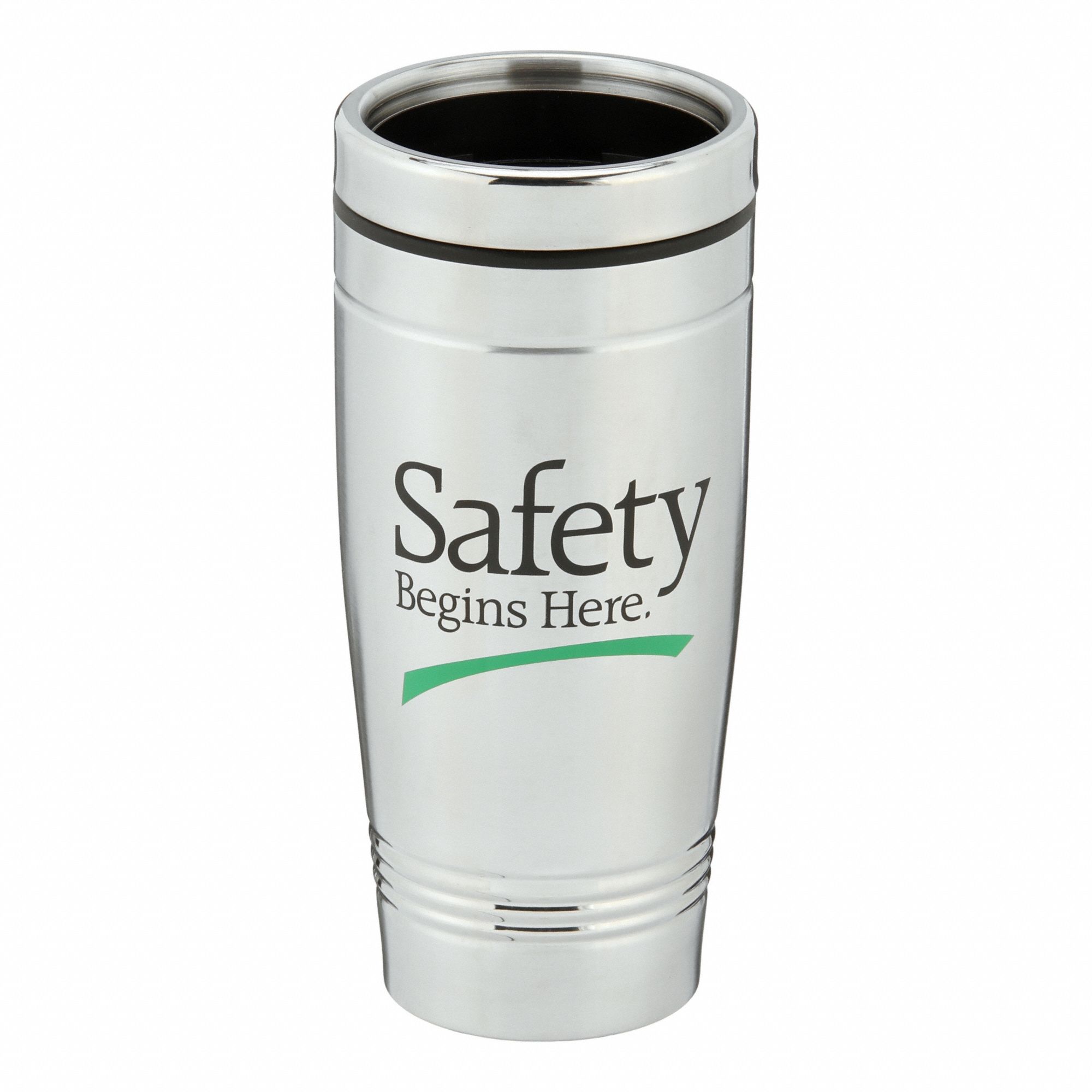 Tumbler: Safety Begins Here Message, Stainless Steel