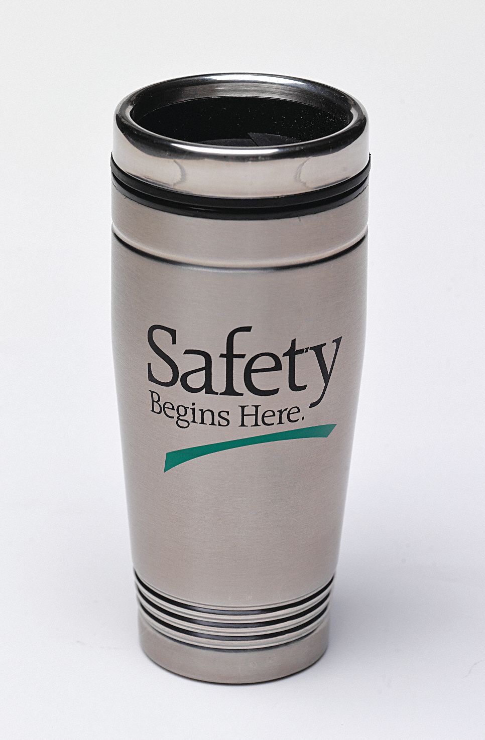 TRAVEL MUG,SAFETY BEGINS HERE,18 OZ.