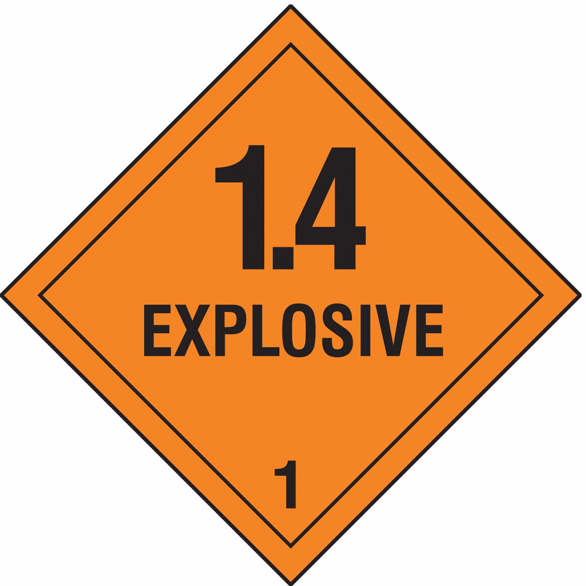label dot container placard hazardous class grainger type close