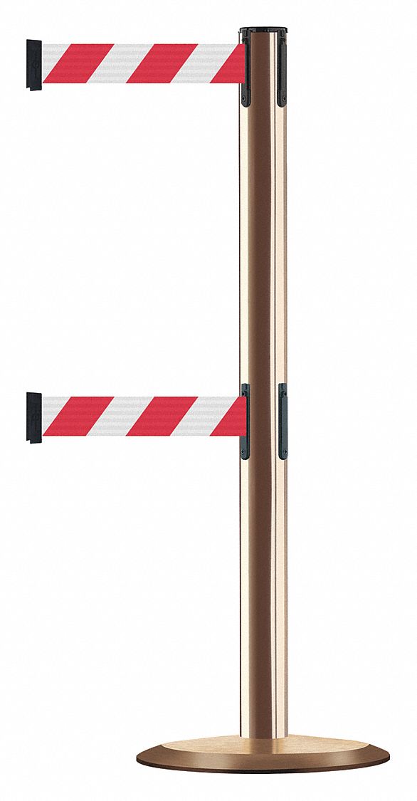 Barrier Post with Belt, 7-1/2 ft. L