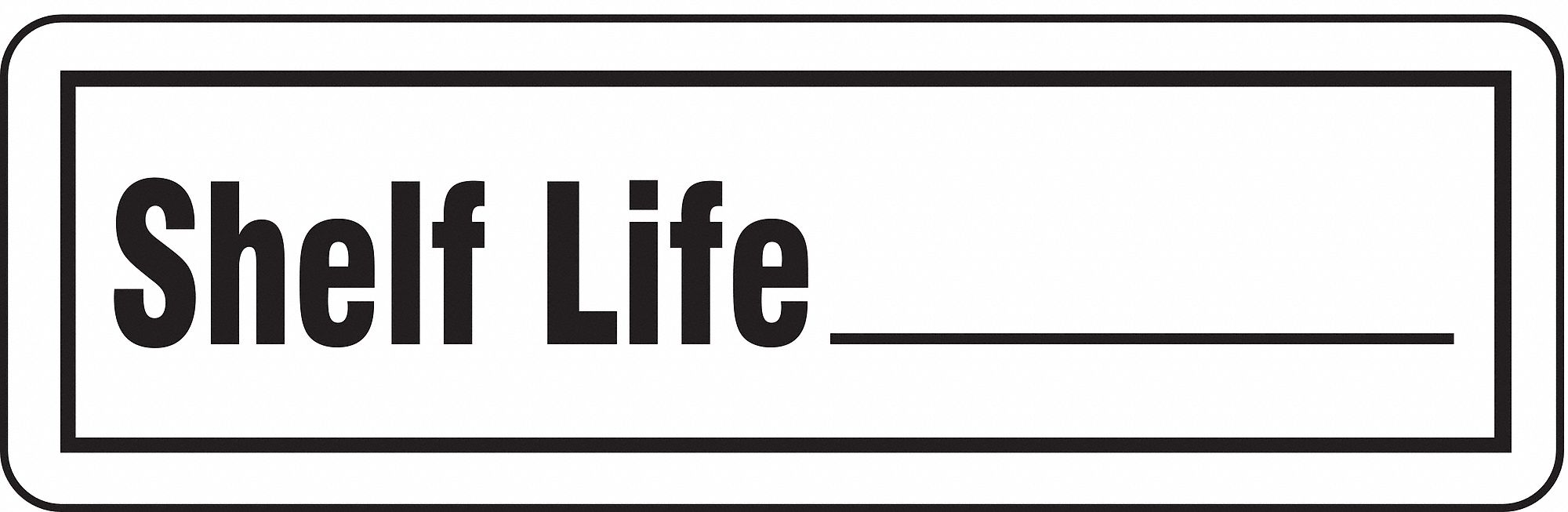 Label, 7/8in x 2.875in, Paper, PK500