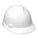 SLOTTED CAP, CSA Z94.1-2005, TYPE 1, CLASS E, PE, 4-PT STAZ-ON PINLOCK, FRONT BRIM, WHITE