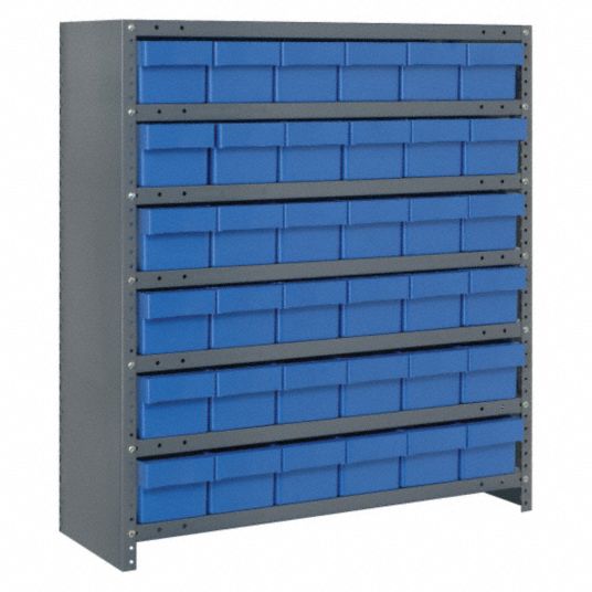 Quantum Storage Systems 2,100 Lb Capacity, 12 Deep x 36 Wide x