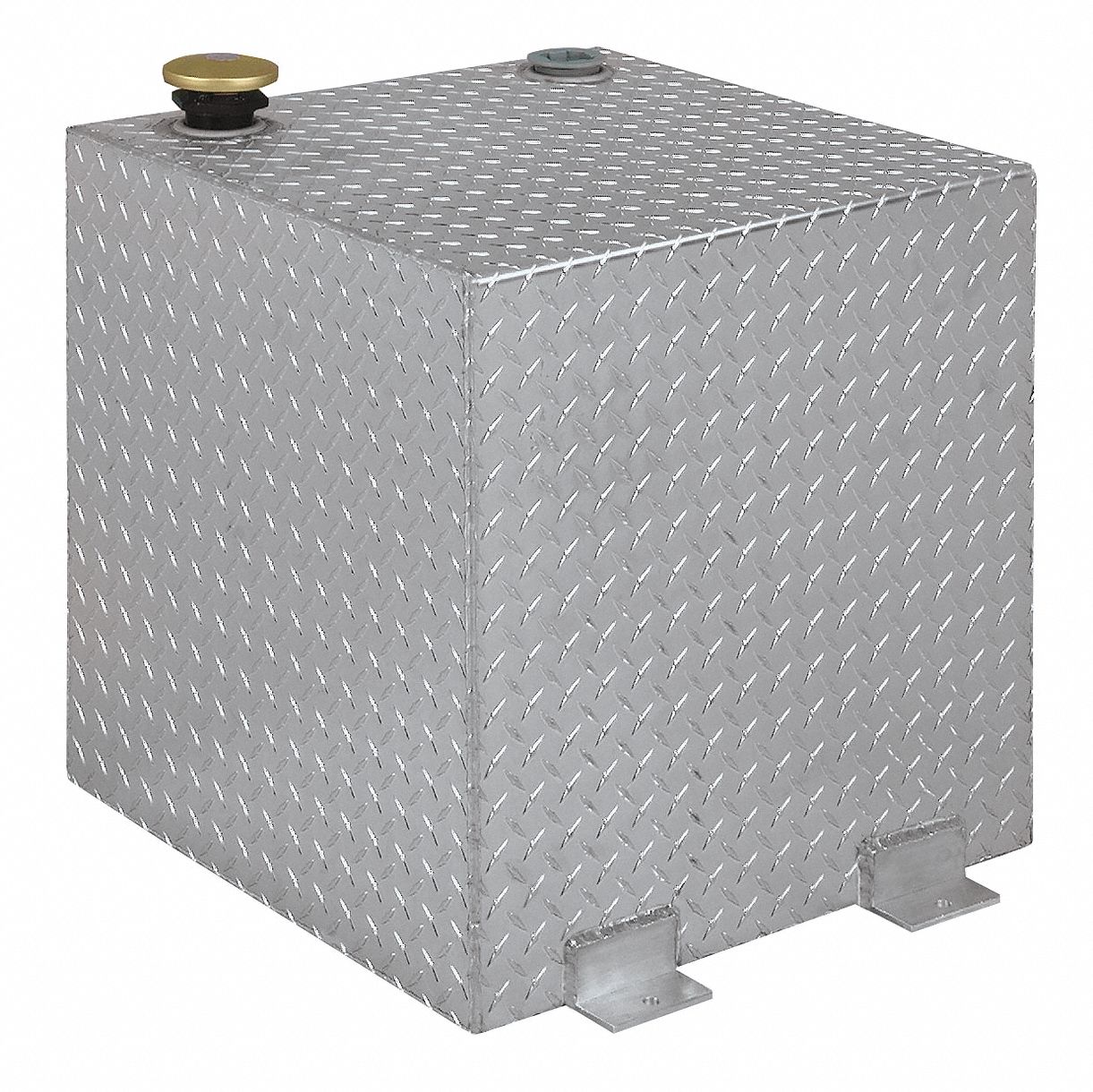 CRESCENT JOBOX Silver Square Liquid Transfer Tank, 47 gal Capacity, 0.