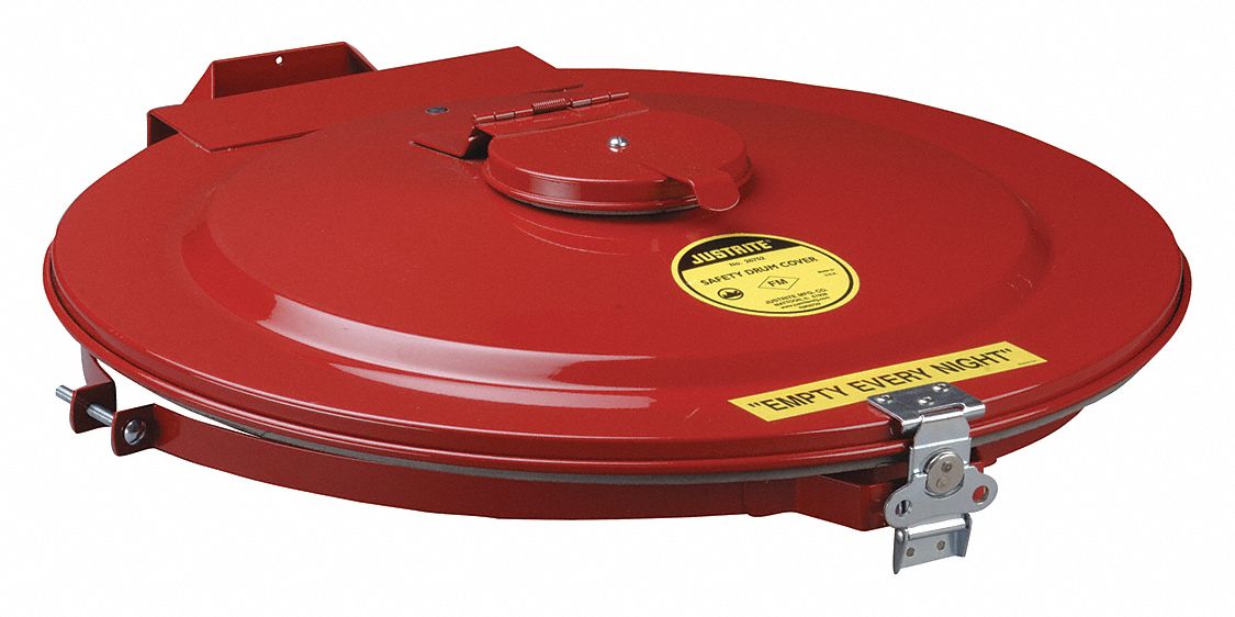 DRUM COVER, 4 IN OUTSIDE DIA, FOR CEASEFIRE WASTE RECEPTACLE DRUMS DRUM TYPE, 5T262