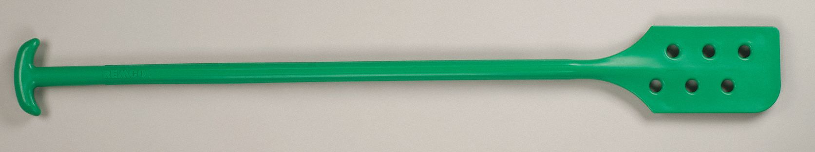 40IN PADDLE SCRAPER W/HOLES, GREEN