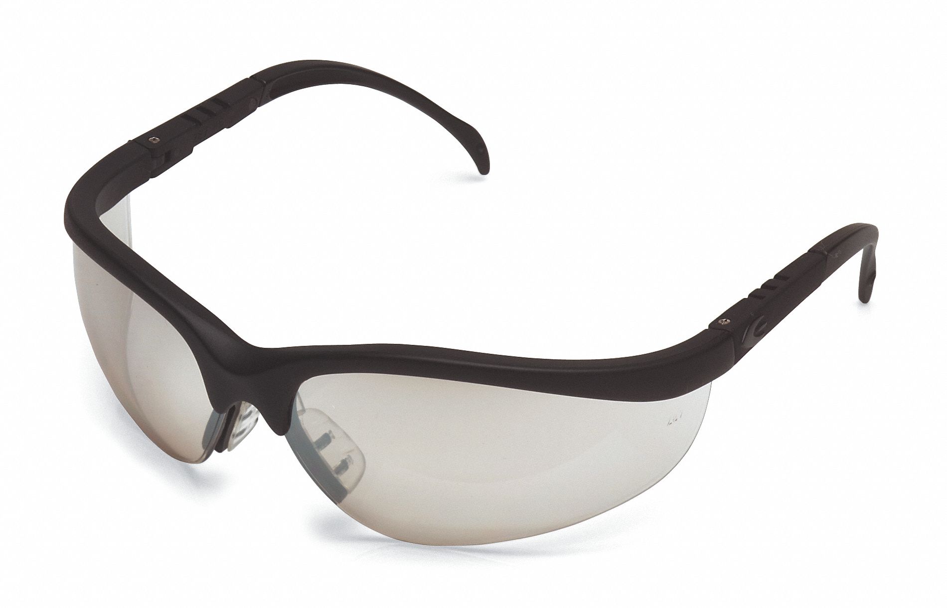 Mcr Safety Safety Glasses Anti Scratch No Foam Lining Wraparound Frame Half Frame Light