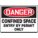 SAFETY SIGN CONFINED SPACE PLAST