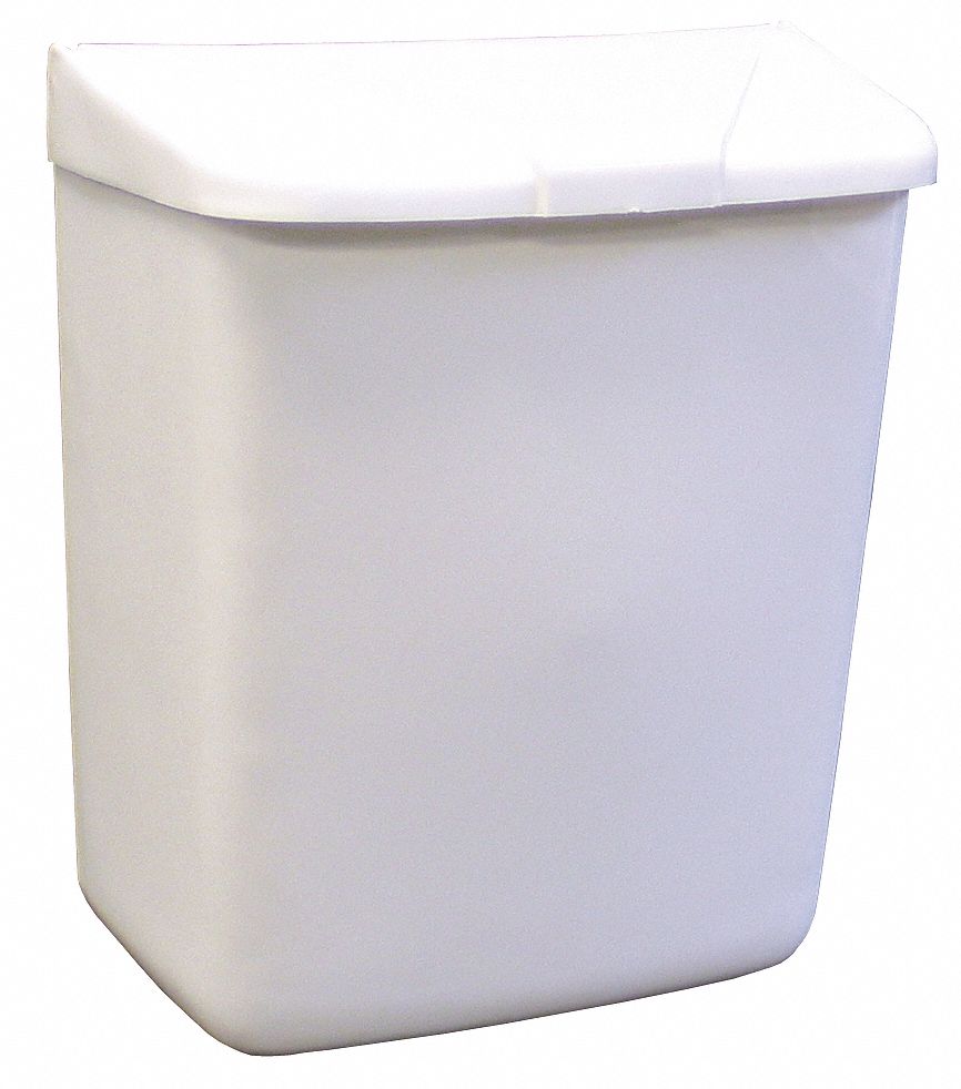 SANITARY NAPKIN RECEPTACLE,WHITE