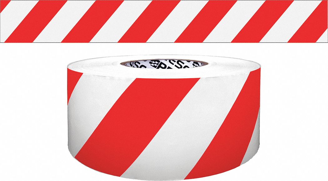 Grainger Approved Barricade Tape Red White 3 X 200 Ft