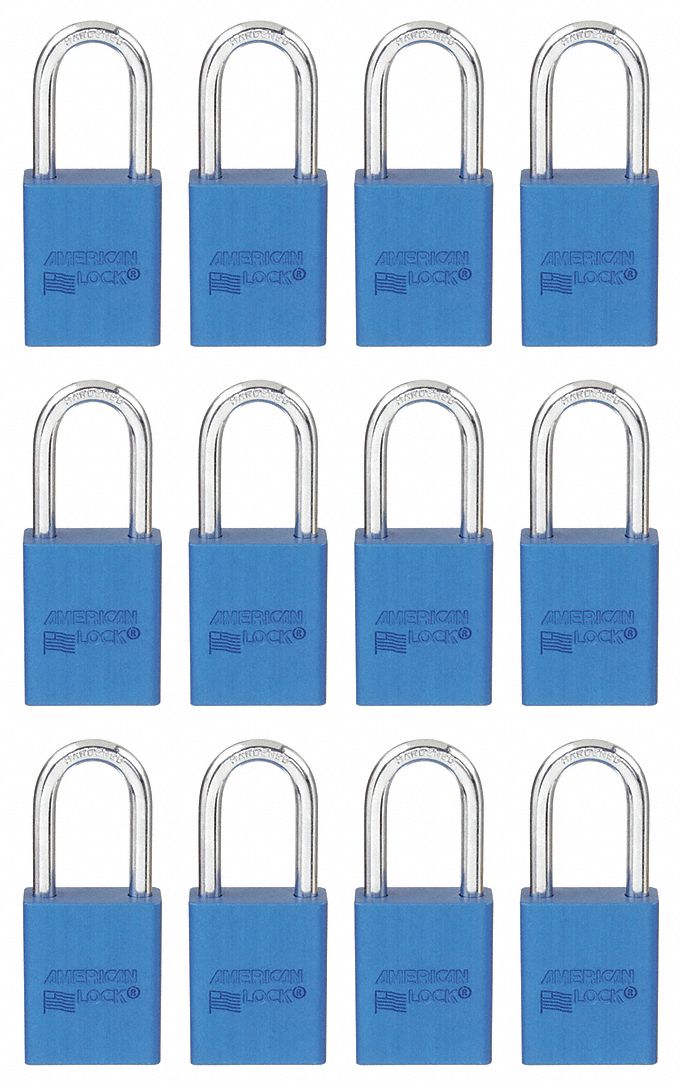 AMERICAN LOCK, Keyed Alike, Aluminum, Lockout Padlock 9GDF4