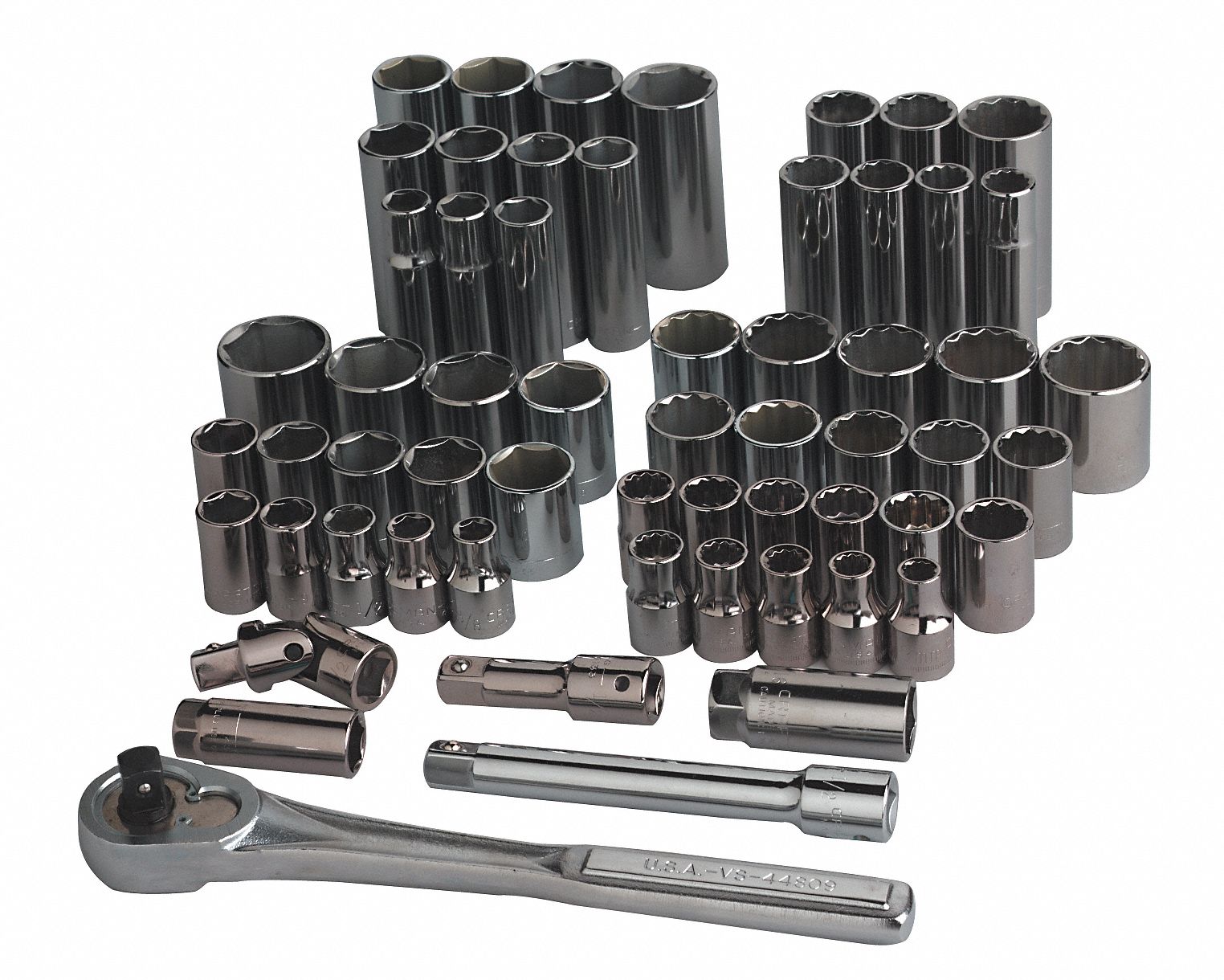 CRAFTSMAN Socket Set, Square, Drive Size 1/2 in 9GDZ7946300 Grainger