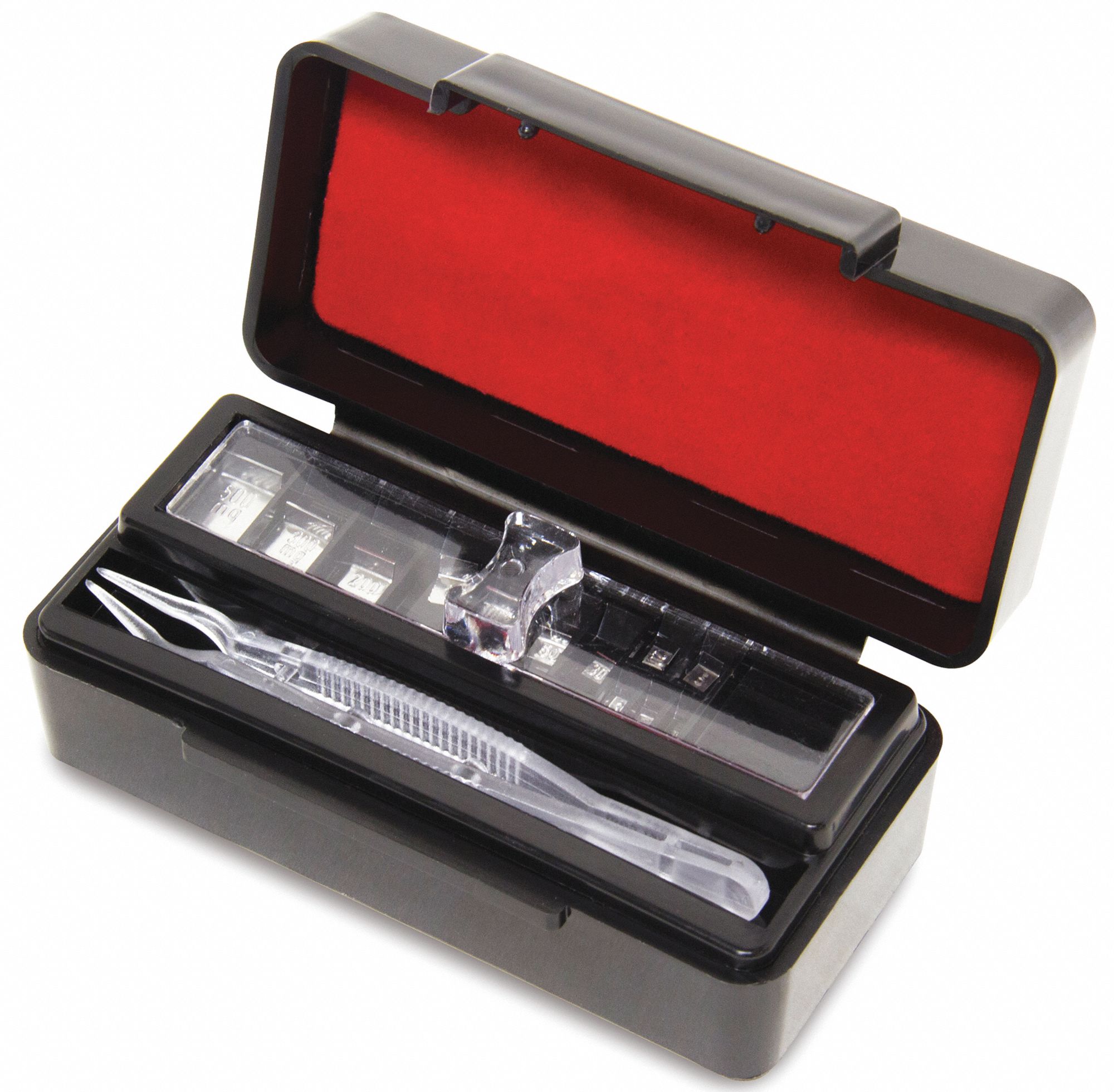 Calibration Weight Kit: 1, Non-Accredited, Stainless Steel, Metric