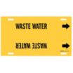 Waste Water Strap-On Pipe Markers